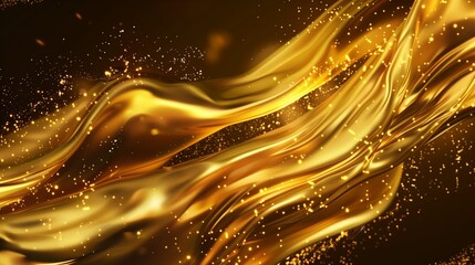 Obraz premium golden premium fluid background. design for background, poster,