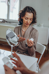 Consultation in a cosmetology clinic.