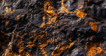 background of stones and minerals, mining origin