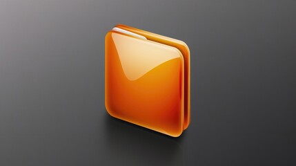 Orange Chat Folder Icon with Gray option for Operating System Folder Icons
