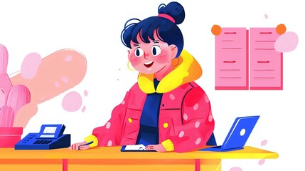 Accounts Payable Employee Working with Financial Regulations