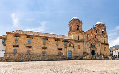 Fototapeta premium Mongui, Boyaca - Colombia. April 12 - 2024. Colombian municipality located in the Andes region