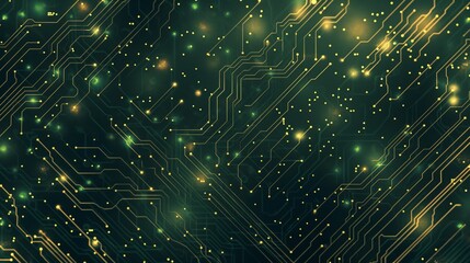 Abstract Technology Circuit Board Patterned Background