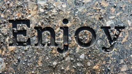 Granite Stone Enjoy concept art poster.