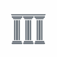  Museum Column Logo: Minimalist Design with Timeless Elegance and Grace