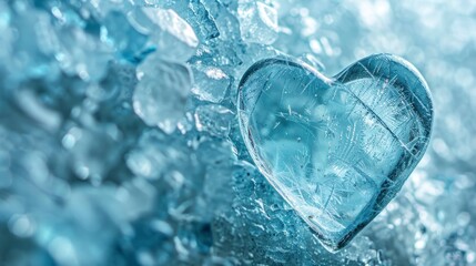 ice heart on ice
