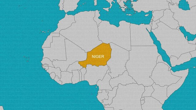 map of Niger