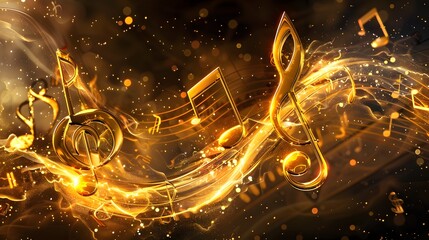 Golden musical flow