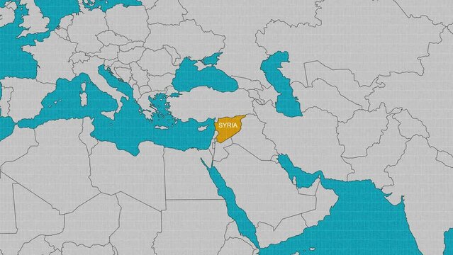  map of Syria