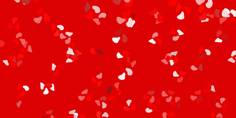 Light orange vector template with abstract forms.