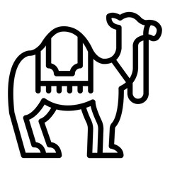 Camel animal icon