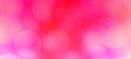 Pink bokeh widescreen background for Banner, Poster, celebration, event and various design works