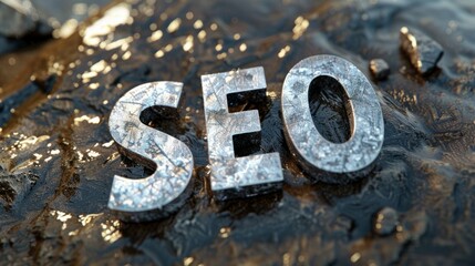 Granite Stone SEO concept art poster.