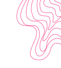 abstract background pink monoline wave motif element