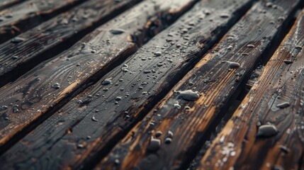 Close up of glue on wood