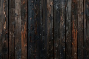High-resolution image capturing the rich, dark tones and unique grain patterns of charred wood planks, ideal for backgrounds, interior design themes, or pattern overlays in various creative projects
