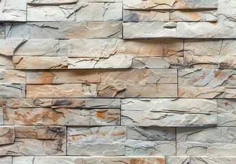 High-resolution image capturing the detailed texture of a multicolored stone wall with varying shades and patterns, perfect for backgrounds or adding a natural touch to design projects