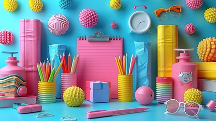 Cute background for a back to school theme.