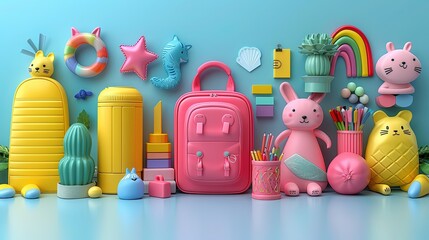 Cute background for a back to school theme.