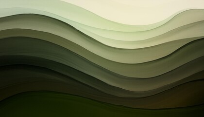 abstract watercolor paint background dark khaki gradient color with fluid curve lines texture
