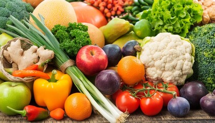 colorful assortment of fruits and vegetables