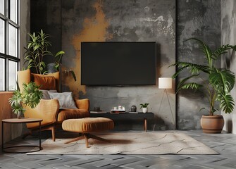 3d_rendering_of_tv_on_wall