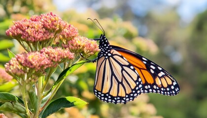 monarch butterfly on flower image of a butterfly monarch on flower with blurry background nature stock image of a closeup insect most beautiful imaging of a wings butterfly on flowers