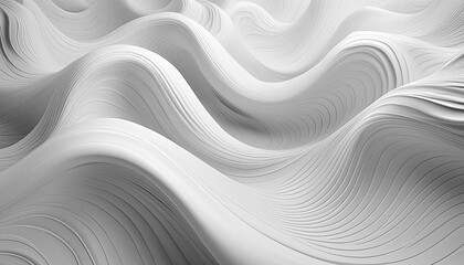 soft white and light grey smooth curved lines background