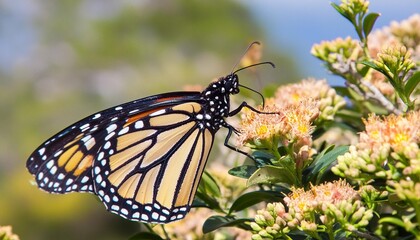 monarch butterfly on flower image of a butterfly monarch on flower with blurry background nature stock image of a closeup insect most beautiful imaging of a wings butterfly on flowers