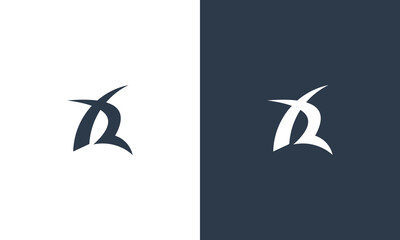 letter r abstract logo design vector