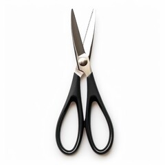 Scissor isolated on white background. Clean and professional design.
