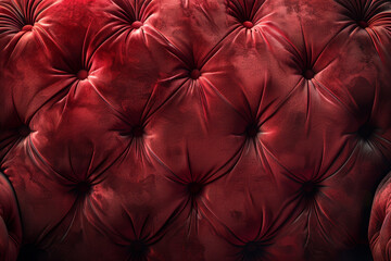 Fototapeta premium The soft, plush texture of velvet, inviting to the touch. Concept of opulent upholstery. Generative Ai.