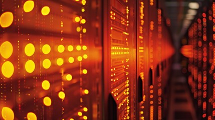 Glowing Network Servers