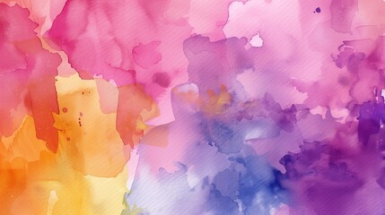 Bright watercolor stains background