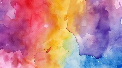 Bright watercolor stains background