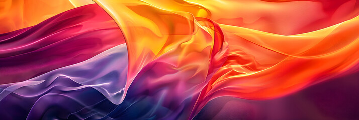 Abstract background with vibrant and colorful waves, suitable as a digital wallpaper or for artistic and creative projects.