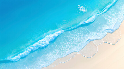 Beautiful tropical beach and sea landscape background - Boost up color Processing