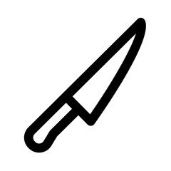 Knife icon line style