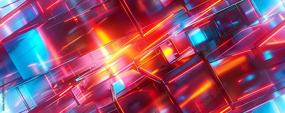 Poster capture the essence of futuristic technologies through a tilted angle view showcase sleek