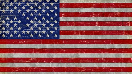 Stunning highres American flag background, perfect for banners.  , Ai Generated