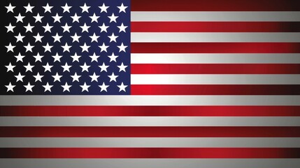 American flag backdrop featuring vibrant star patterns, Ai Generated