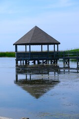 Gazebo on the water