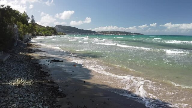 view of the shore in Argassi resort