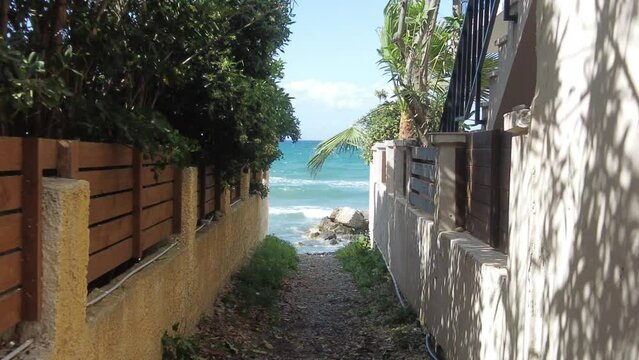 beach of Argassi in Zakynthos