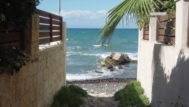 beach of Argassi in Zakynthos