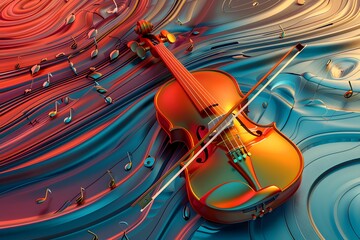 3d_illustration_of_musical_notes