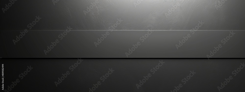 Poster a simple gray background with a subtle gradient, adding a touch of sophistication.
