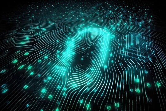 digital fingerprint biometric safety sensor password