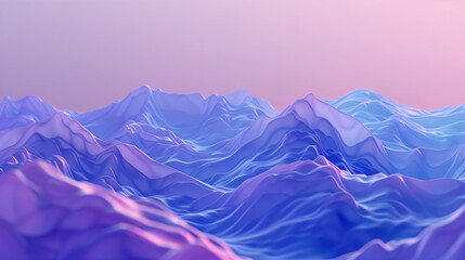 abstract background purple and blue gradient waves, relaxing calming wallpaper, business background, technology background 