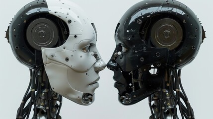 Fototapeta premium Robot face